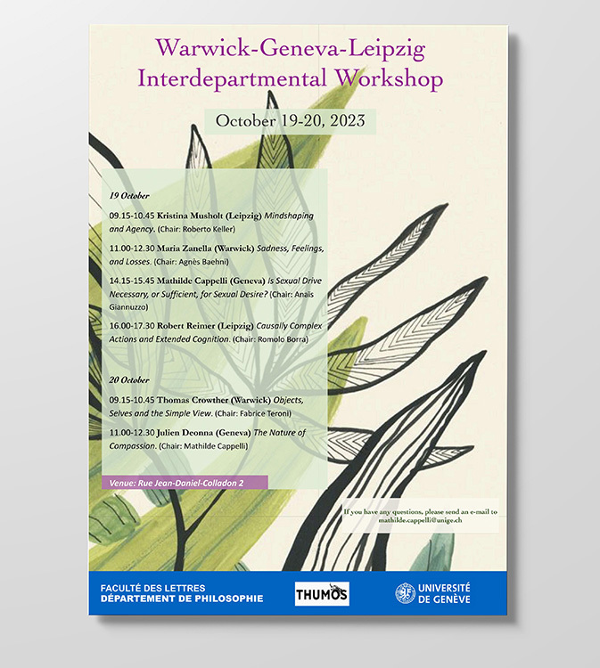 The Warwick-Geneva-Leipzig interdepartmental workshop poster