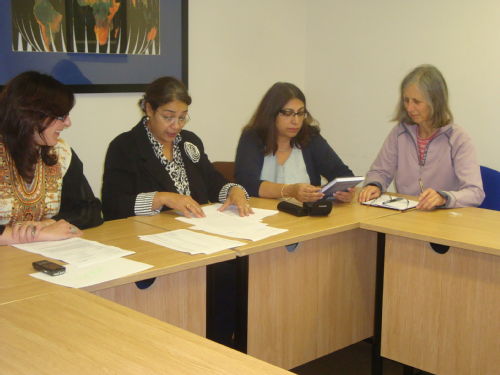 Team meeting at Warwick, August 2011