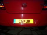 Mike Ball: Mike had this car registration plate made to commemorate his successful English Channel swim in 2009