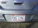 Hank McGovern: Hank is swimming the English Channel in 2013, and had this car license plate made to inspire him.