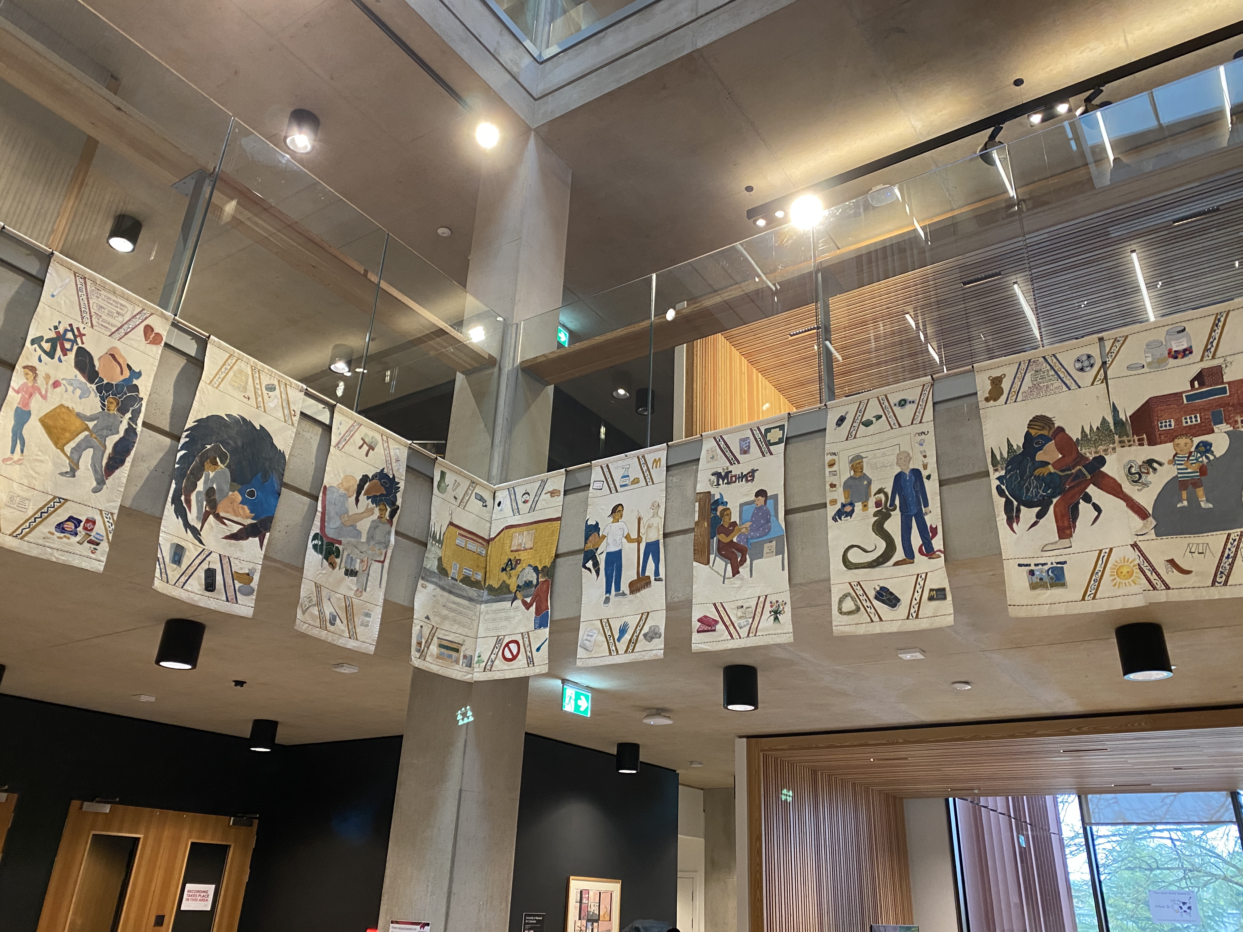 Wall Hangings in the Agora