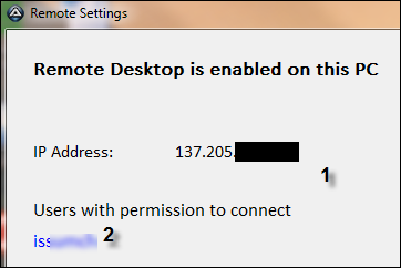 remote desktop connection mac via ip