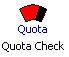 Quota check icon