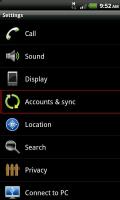 Accounts and sync