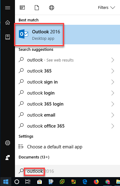 office 2016 outlook screenshots