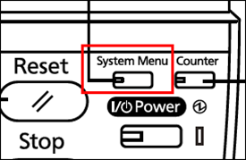 Press the System Menu button