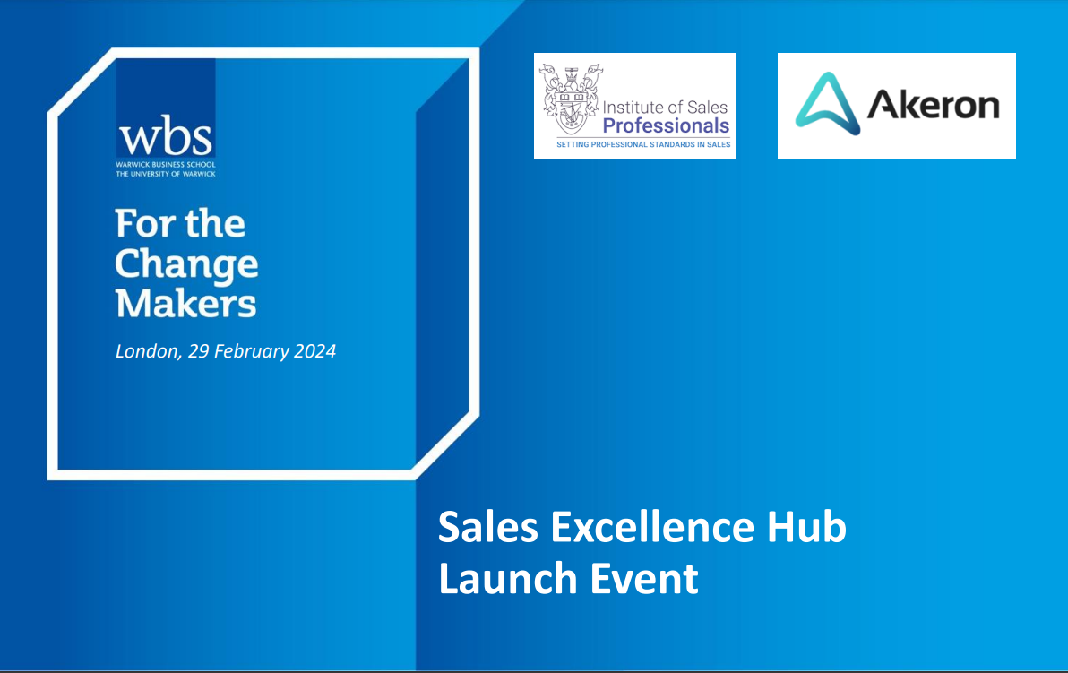 Launch event - Sales Excellence Hub