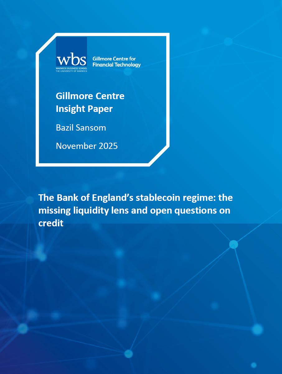 The Bank of England’s stablecoin regime: the missing liquidity lens and open questions on credit