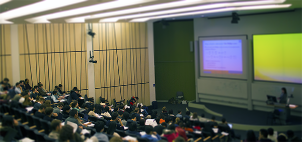 Lecture theatre at the University of Warwick