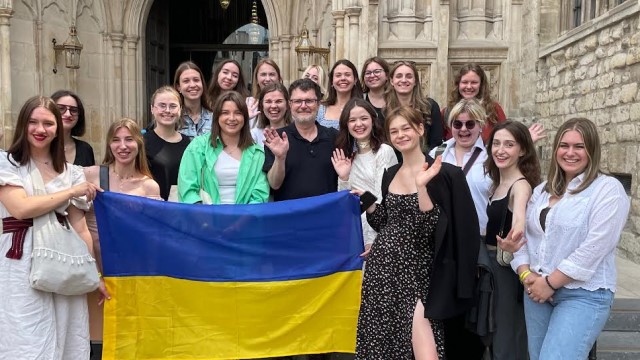 Ukraine Catholic university students