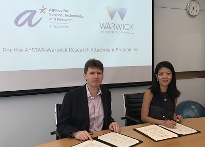 ASTAR and Warwick agreement renewal