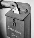 Old Fashioned Suggestion Box