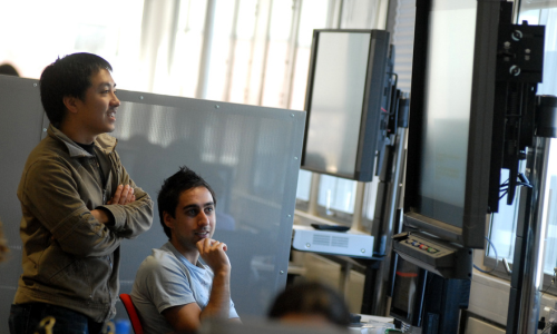 Image of students working in Library