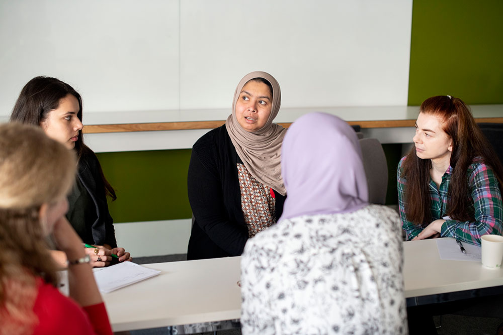 Attendees take part in the interdisciplinarity workshop at the Interdisciplinary Postgraduate Conference