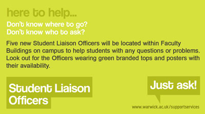 Information about student liaison officers