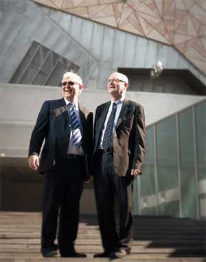 Professor Nigel Thrift and Professor Ed Byrne