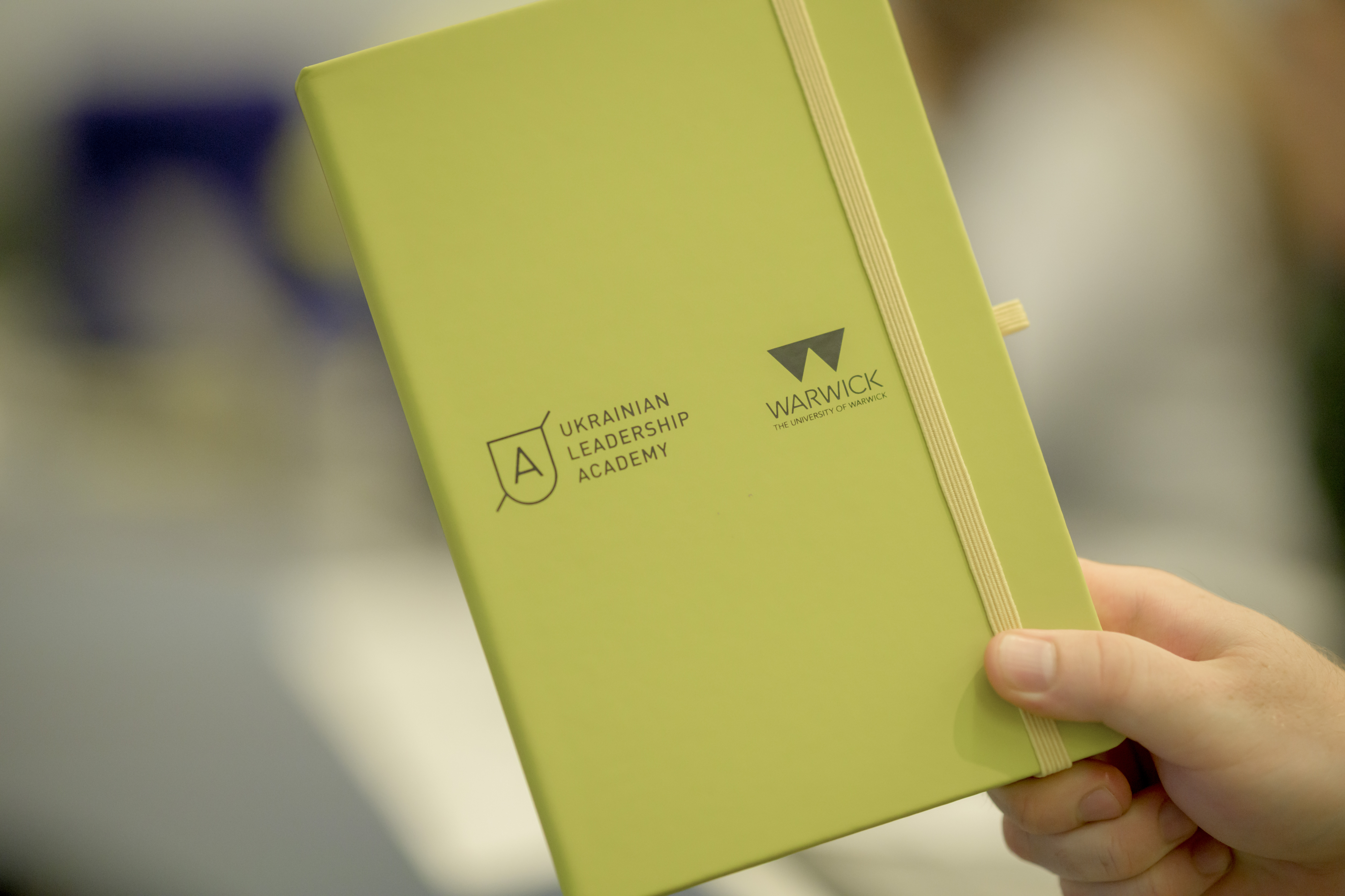 Image of programme-branded notepad