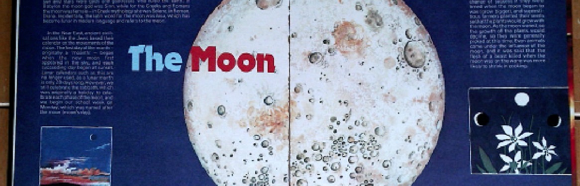 Moon image from Doctor Who annual