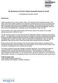GUS pre-summit declaration