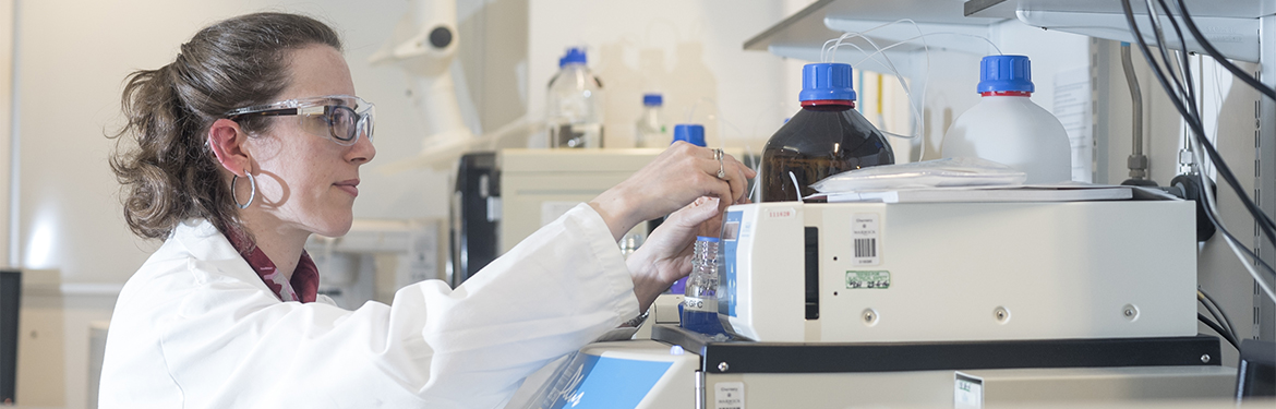 A chemist in the lab