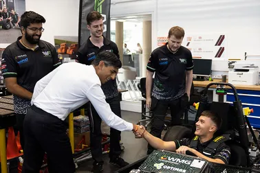 Prime Minister Rishi Sunak meets students at Warwick
