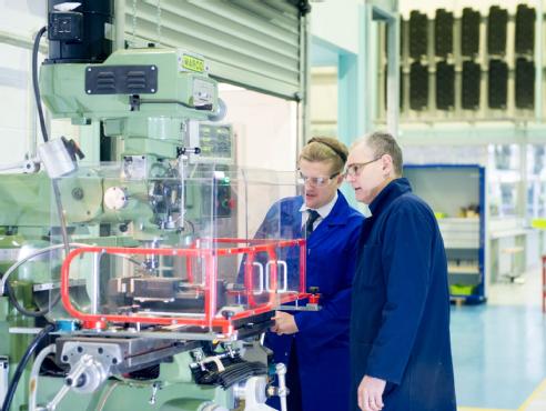 Student at work at the WMG Academy