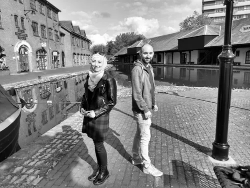 Dr Reem Doukmak and Paul O'Donnell