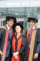 Tal and Jag Gill with Professor Steedman