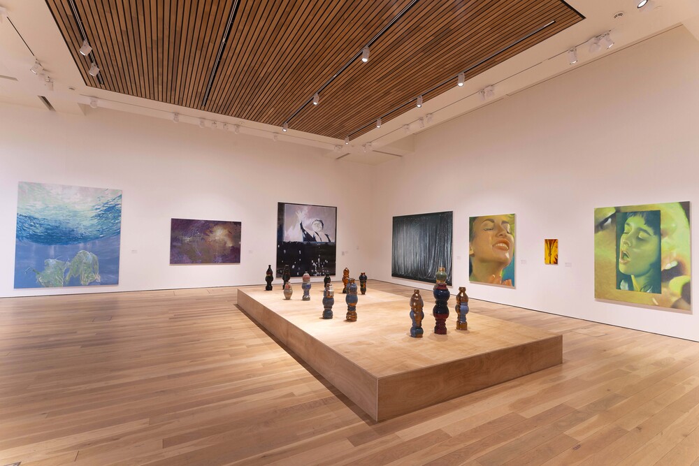 Installation view of artwork on gallery wall - British Art Show 10