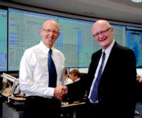 L-R Nick Winser, National Grid’s Executive Director for the UK and Professor Nigel Thrift, University of Warwick Vice-Chancellor and President
