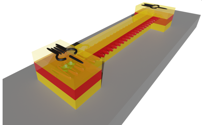 graphic of a semiconductor chip component