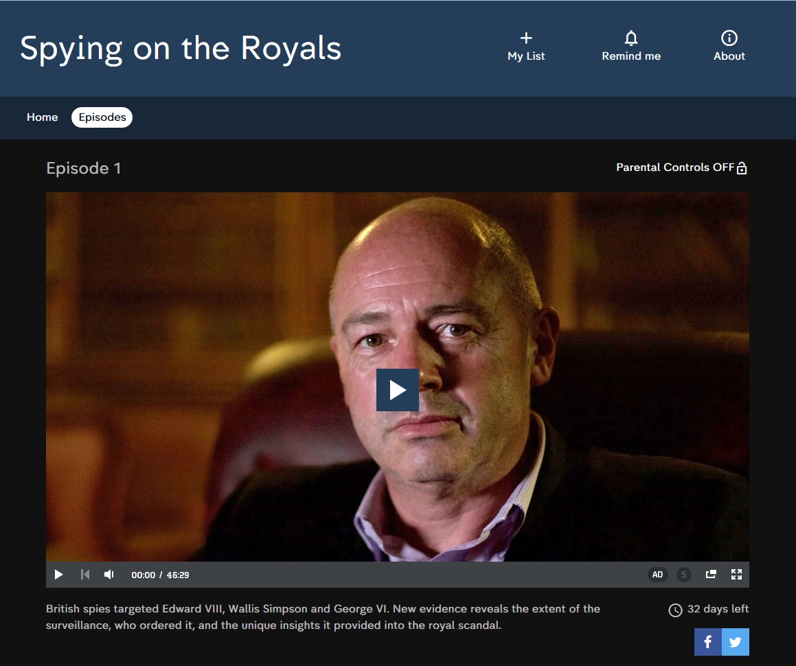 Spying on the Royals