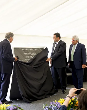 unveiling foundation stone