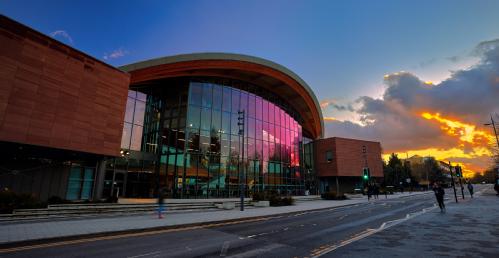 Oculus building on University of Warwick campus