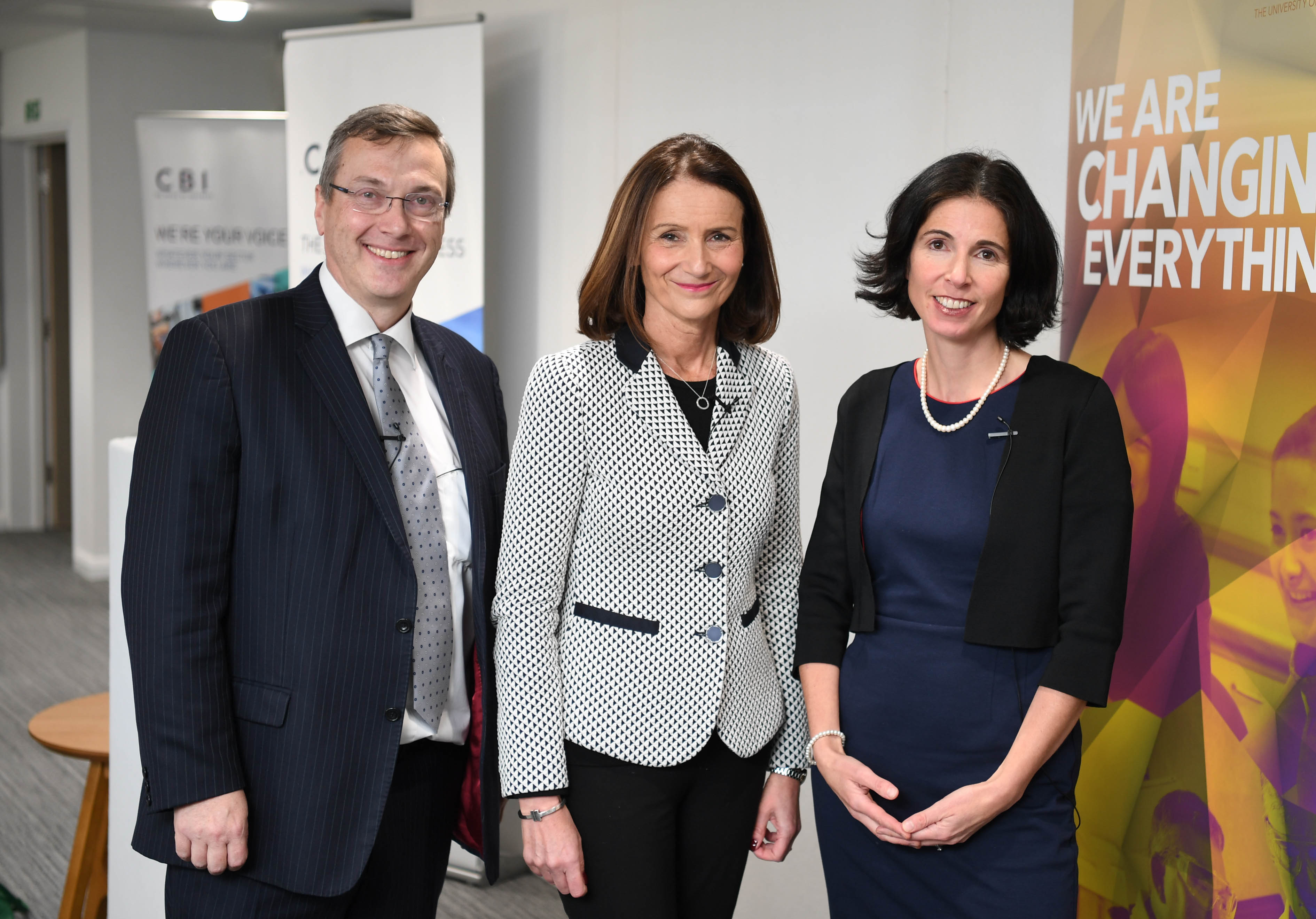 Stuart Croft, Carolyn Fairbairn and Rain Newton-Smith