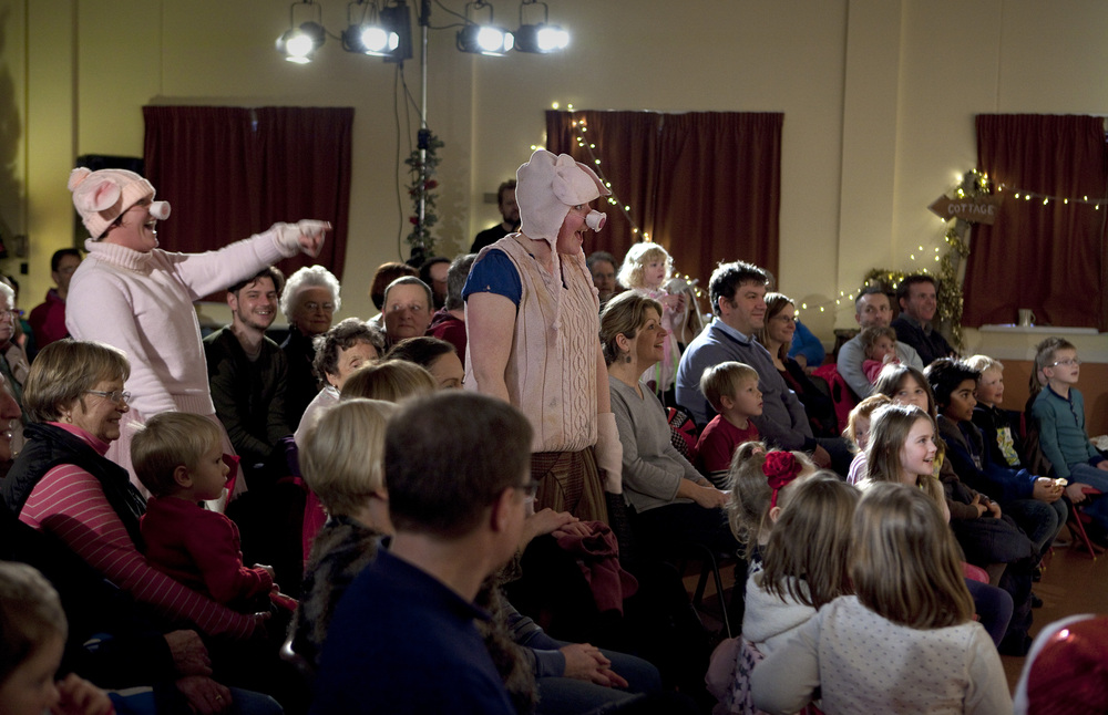 A village hall theatre production