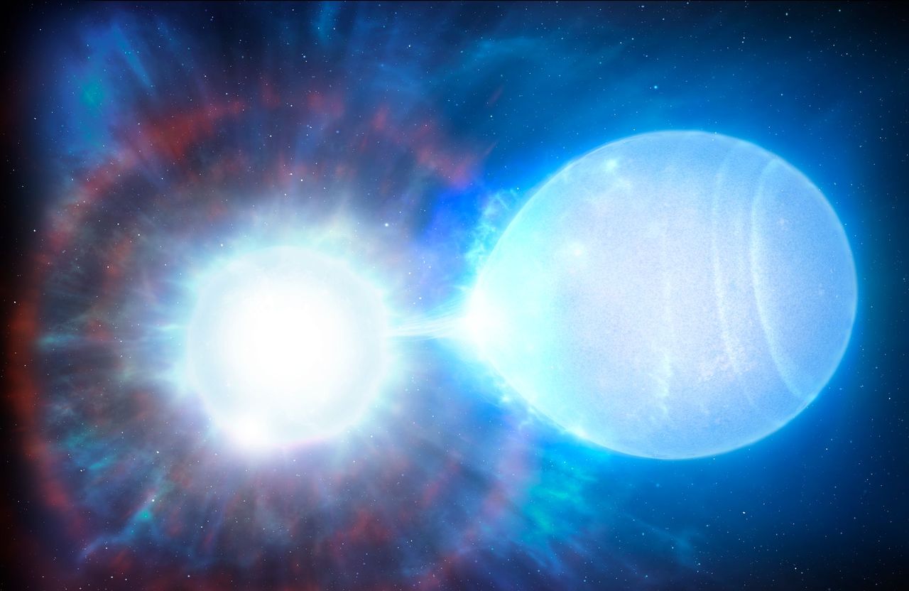 a white dwarf binary