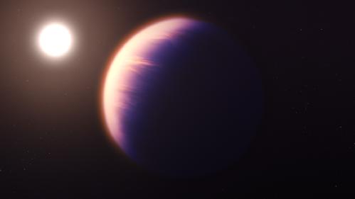  Exoplanet WASP-39 b and Its Star Illustration