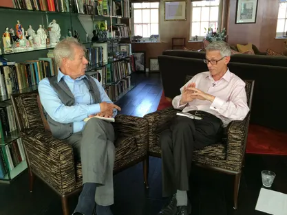 Jonathan Bate and Sir Ian McKellen