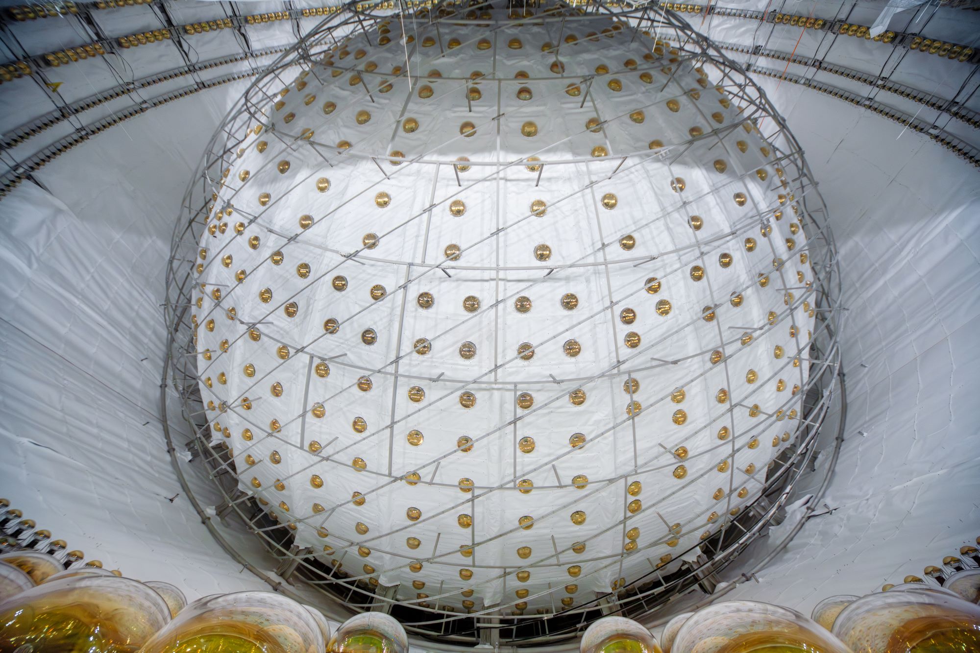Figure 1: The JUNO detector seen from outside