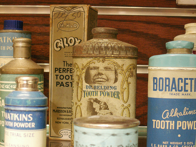 Old toothpaste