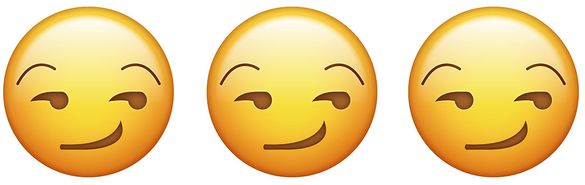 smirking emoji