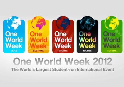 One World Week 2012 banner