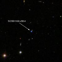 One of the White Dwarf stars -image from Sloan Digital Sky Survey