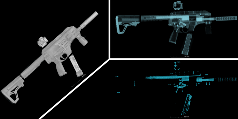 3D scans of the guns