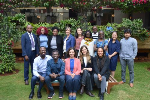 The DHRP team pictured in Nairobi