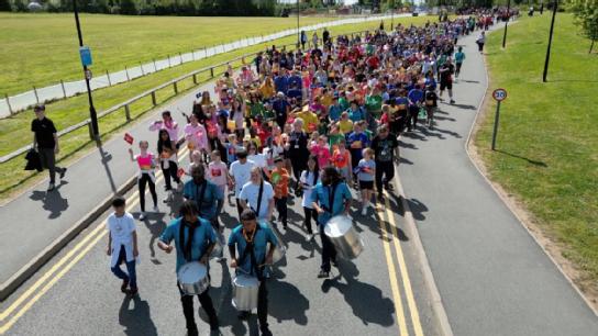 Friendship Torch Finale – Olympic-inspired celebration brought together over 700 local children in flash mob-style parade