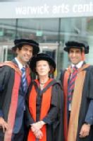 Tal and Jag Gill with Professor Steedman