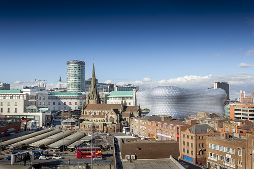 view of Birmingham city centre