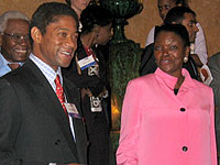 Baroness Amos & Colin Read of the Gleaner Group